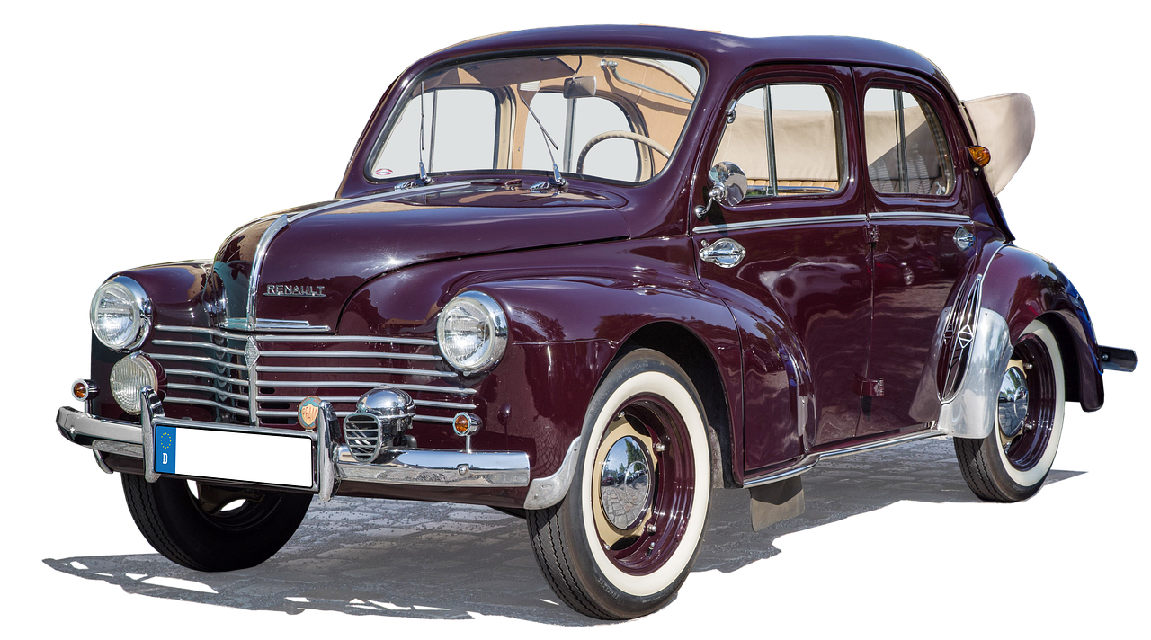 renault, 4cv, cream slices-6621237.jpg